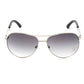 Gray Metal Sunglasses