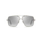 Gray Metal Sunglasses