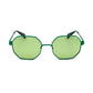 Green Metal Sunglasses