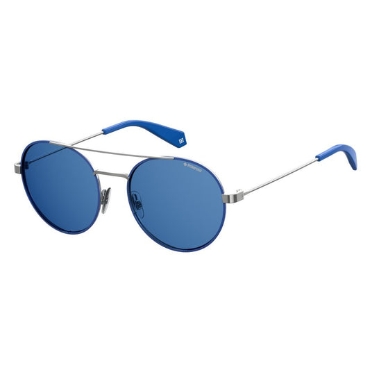 Blue Metal Sunglasses