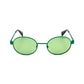 Green Metal Sunglasses