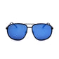 Blue Metal Sunglasses