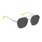 Gray Stainless Steel Sunglasses