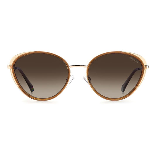 Beige Plastic Sunglasses