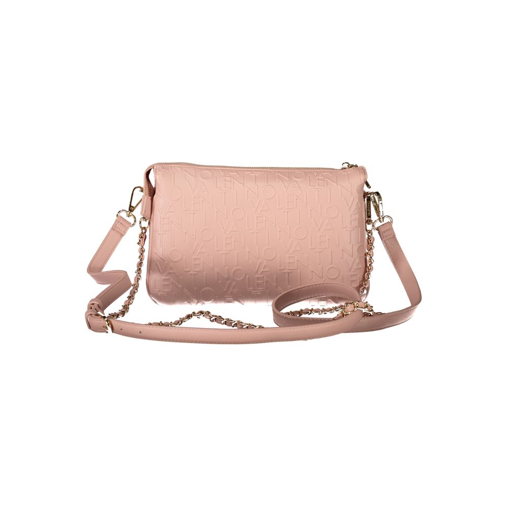 Pink Polyethylene Women Handbag