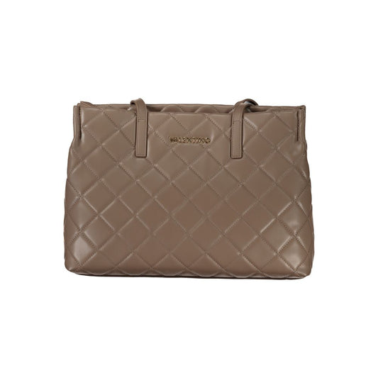 Brown Polyethylene Handbag