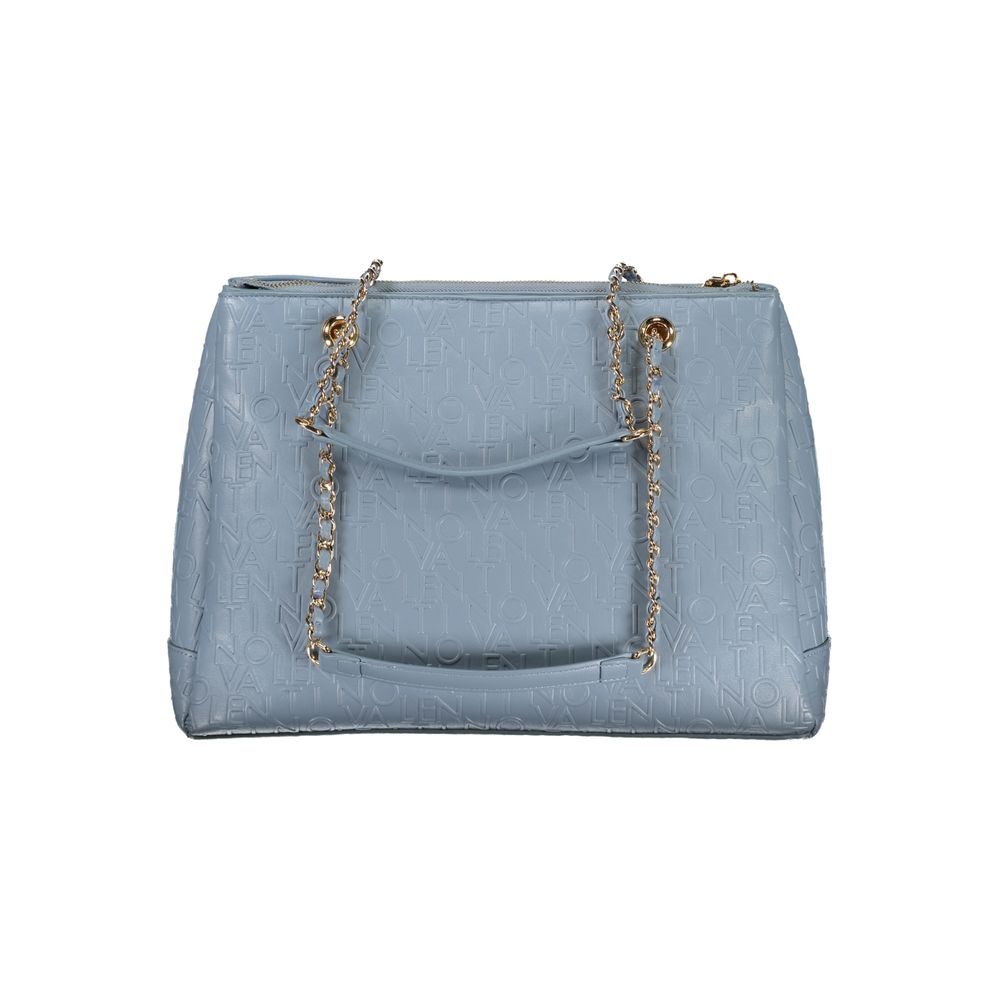 Light Blue Polyethylene Handbag