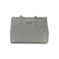 Gray Polyethylene Handbag