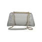 Gray Polyethylene Handbag