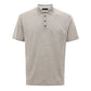 Gray Cotton Polo Shirt