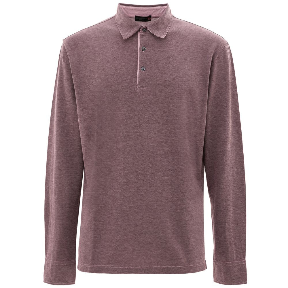 Purple Cotton Polo Shirt