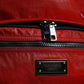 Red Patent Leather Logo Plaque Backpack Bag