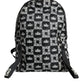 Black White DG Crown Logo Nylon Backpack Bag