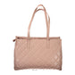 Pink Polyethylene Women Handbag