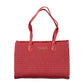 Red Polyethylene Women Handbag