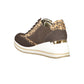 Brown Polyester Sneaker