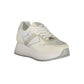 White Polyester Sneaker