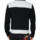 Black White DG Crown Full Zip Blouson Jacket