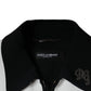 Black White DG Crown Full Zip Blouson Jacket