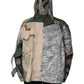 Multicolor Camouflage Full Zip Hooded Jacket