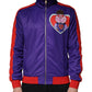 Purple YEAR OF THE PIG Full Zip Bomber Jacket