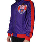 Purple YEAR OF THE PIG Full Zip Bomber Jacket