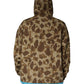 Brown Camouflage Hooded Pullover Jacket