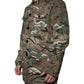 Multicolor Camouflage Collared Coat Jacket