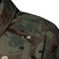 Multicolor Camouflage Collared Coat Jacket