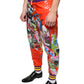 Multicolor Printed Jogger Sweatpants Pants