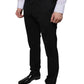 Black Wool Skinny Dress Formal Pants