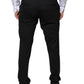 Black Wool Skinny Dress Formal Pants