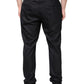 Black Wool Skinny Dress Formal Pants