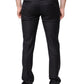 Black Stripes Skinny Men Dress Pants