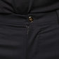 Black Wool Skinny Men Dress Pants