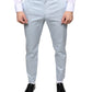 Light Blue Cotton Dress Pants