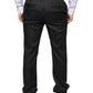 Black Stripes Skinny Men Dress Pants