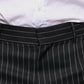 Black Stripes Skinny Men Dress Pants