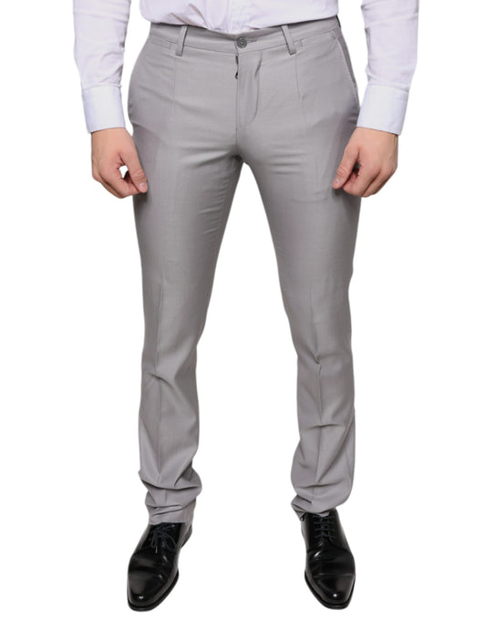 Light Gray Wool Dress Pants