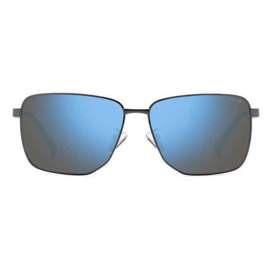 Gray Metal Sunglasses