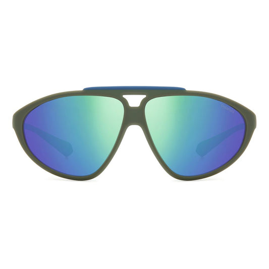 Green Rubber Sunglasses