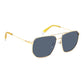 Blue Metal Sunglasses