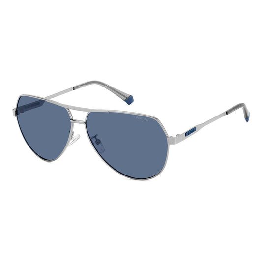 Gray Metal Sunglasses