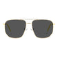 Bicolor Metal Sunglasses