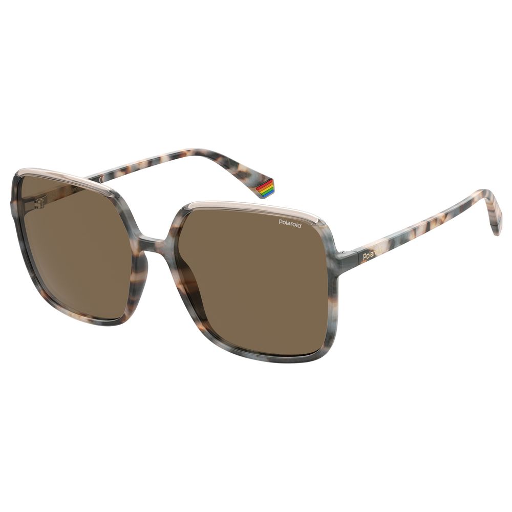 Beige Plastic Sunglasses