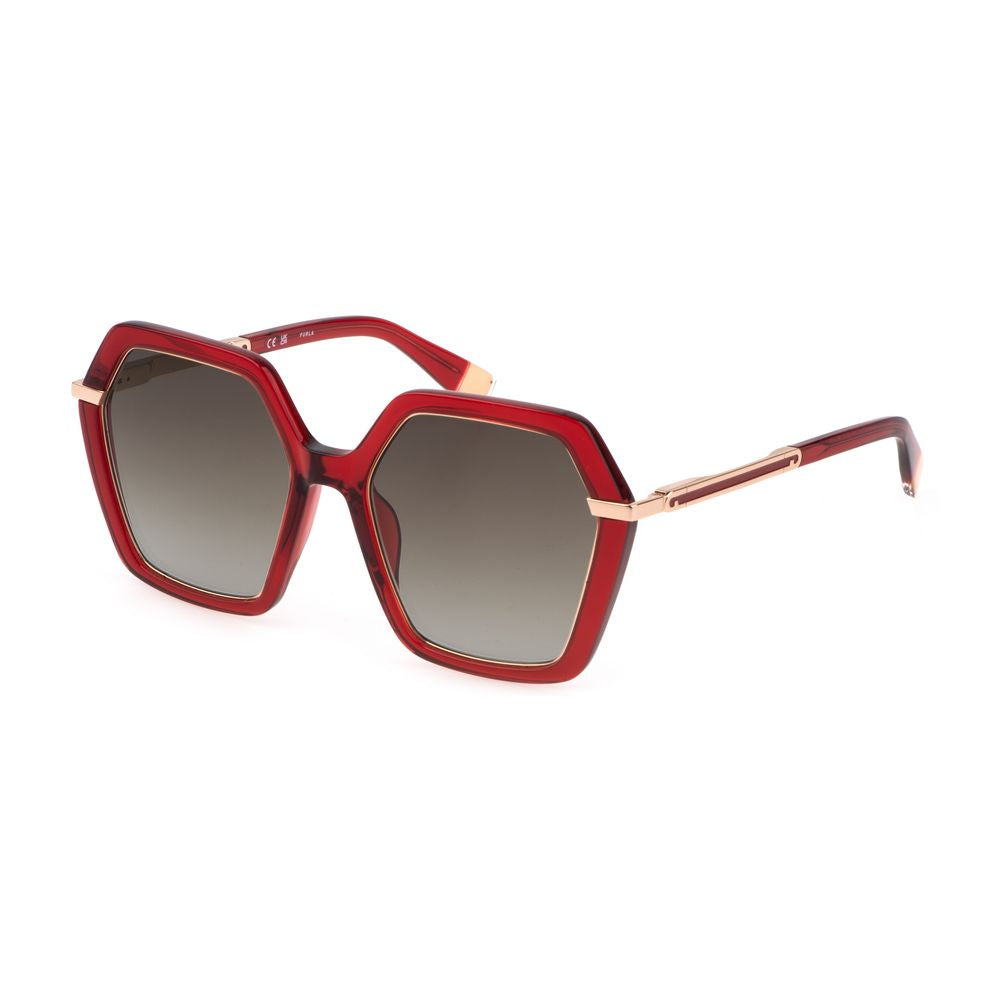 Red Plastic Sunglasses