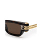 Brown Acetate Sunglasses