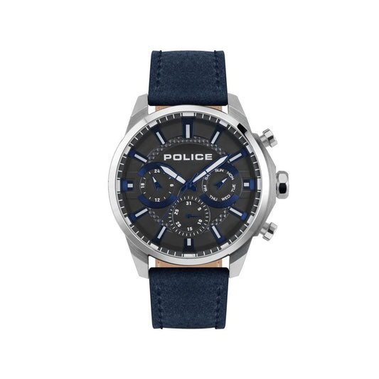 Blue Leather Watch