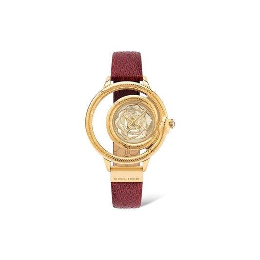 Red Leather Watch