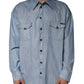 Light Blue Cotton Button Down Casual Shirt